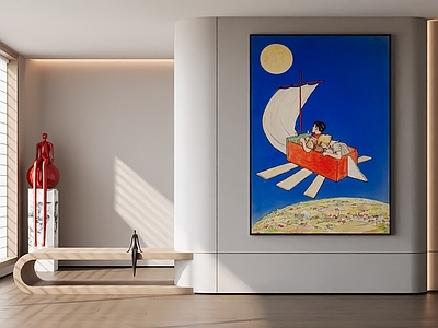 现代极简挂画 女孩房挂画 书房挂画 客厅挂画 办公室挂画 儿童挂画