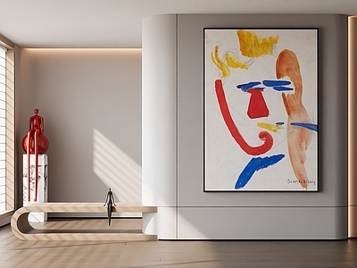 现代法式挂画 抽象画 女孩房挂画 书房挂画 客厅挂画 办公室挂画