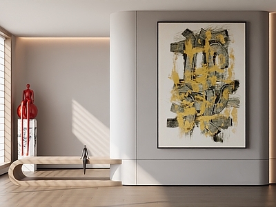 现代法式挂画 书房挂画 抽象画 客厅挂画 玄关挂画 办公室挂画