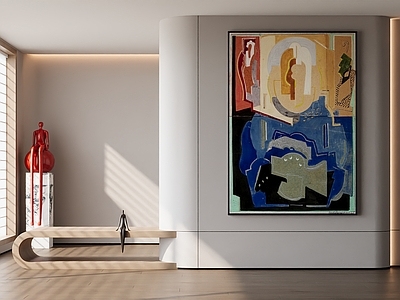 现代法式挂画 抽象画 女孩房挂画 书房挂画 客厅挂画 办公室挂画