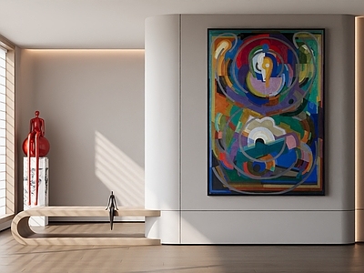 现代法式挂画 抽象画 女孩房挂画 书房挂画 客厅挂画 办公室挂画
