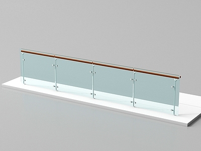 现代扶手 现代玻璃栏杆 玻璃扶手