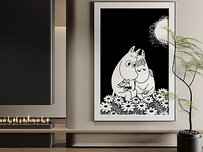 现代极简挂画 书房挂画 客厅挂画 男孩房挂画 儿童挂画 卡通挂画