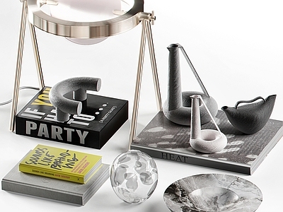 现代极简摆件组合 电视柜摆件 餐边柜摆件 餐桌摆件 玄关摆件