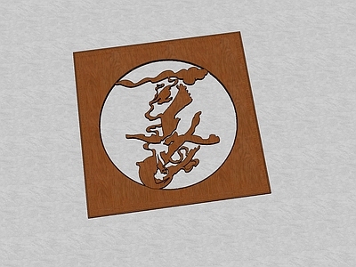 中式镂花窗 镂花窗
