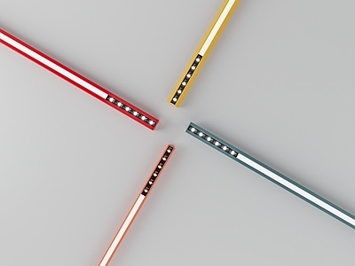 简约现代格栅灯 灯管 格栅灯 线条灯