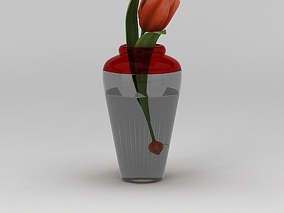 现代郁金香插花装饰