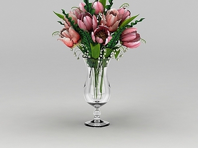 现代鲜花插花装饰品