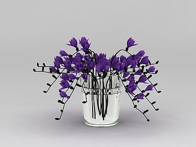 现代鲜花插花摆件