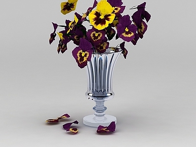 现代精品鲜花摆件