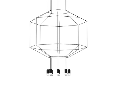 现代极简吊灯 Vibia 多头吊灯 装饰吊灯 艺术吊灯 玻璃吊灯