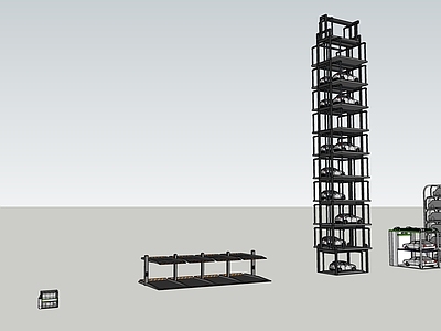 现代其他工业建筑 立体停车楼