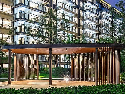 现代亭子 现代钢结构异形亭 椭圆廊架 施工图