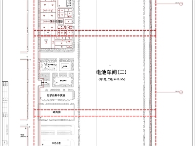 科技园区景观 能源厂区 景观设计 绿化设计 施工图
