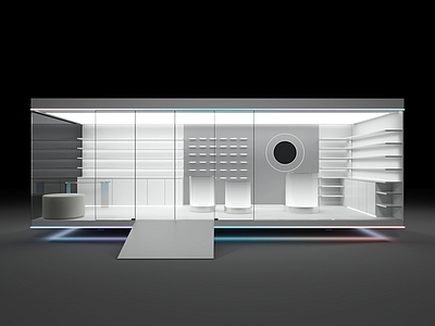 现代直播间 科技直播样板房