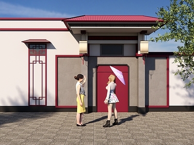 新中式现代乡村民房 乡村振兴 乡村民房 旧房改造 农户旧居 自建房
