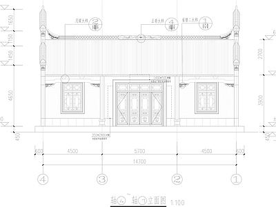 其他古建筑 祠堂 施工图