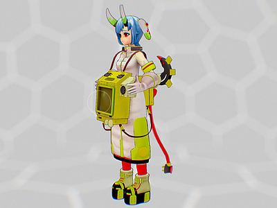 虚拟人物 精灵 精灵女孩 卡通女孩 动漫女孩