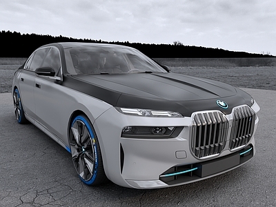 汽车 宝马 BMW i7 新能源汽车 电动车