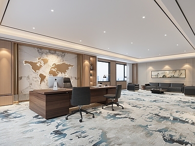 现代董事长办公室 总经理办公室