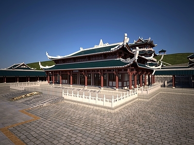 中古复古古建 古建 中式建筑 庙宇 寺庙 斗拱