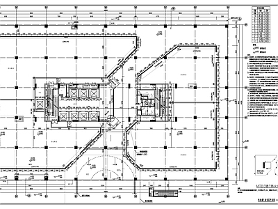 现代办公楼建筑 科技办公楼建筑图 办公楼平面图 高层办公楼 施工图
