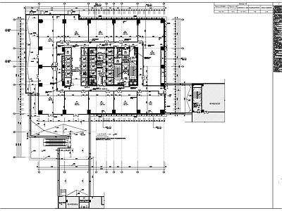 现代办公楼建筑 商务办公楼建筑图 高层办公楼 施工图