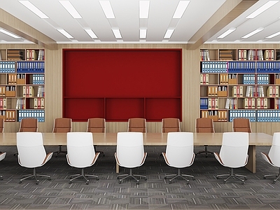 现代原木会议室 档案会议室