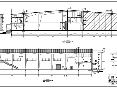 现代产业园建筑 产业园建筑图纸 施工图