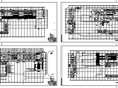 现代产业园建筑 工业厂房 办公空间合集 施工图