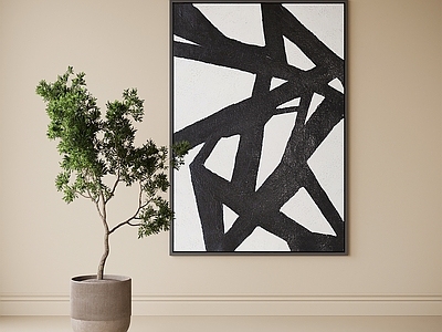 盆栽 挂画 绿植 植物