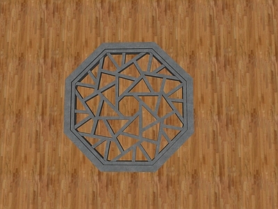 新中式镂花窗 镂花窗