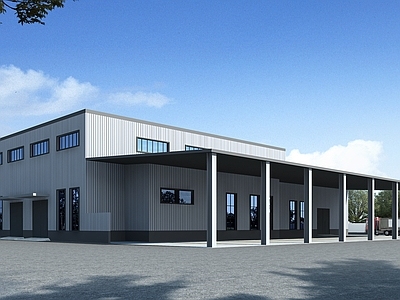 现代危险品库 工业厂房