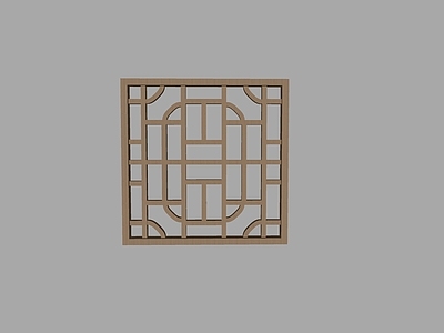 中式镂花窗 镂花窗