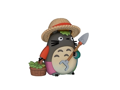 现代雕塑 网红打卡雕塑 龙猫 网红商业景观小品 龙猫美陈小品 景观打卡雕塑