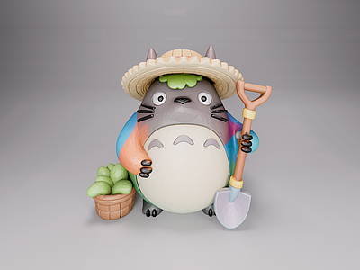 现代雕塑 网红打卡雕塑 龙猫 网红商业景观小品 龙猫美陈小品 景观打卡雕塑