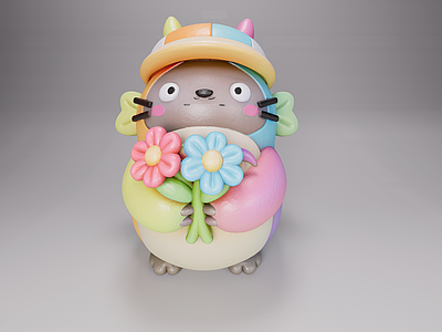现代雕塑 龙猫 网红打卡雕塑 网红商业景观小品 龙猫美陈小品 景观打卡雕塑