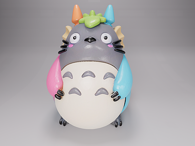 现代雕塑 龙猫 网红打卡雕塑 网红商业景观小品 龙猫美陈小品 景观打卡雕塑