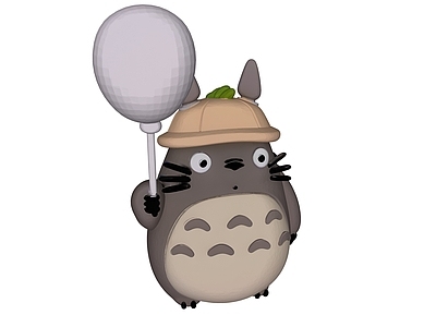 现代雕塑 龙猫 网红打卡雕塑 网红商业景观小品 龙猫美陈小品 景观打卡雕塑