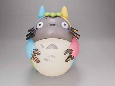 现代雕塑 龙猫 网红打卡雕塑 网红商业景观小品 龙猫美陈小品 景观打卡雕塑
