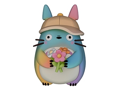 现代雕塑 景观打卡雕塑 龙猫 网红打卡雕塑 网红商业景观小品 龙猫美陈小品
