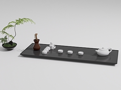 现代摆件组合 茶具