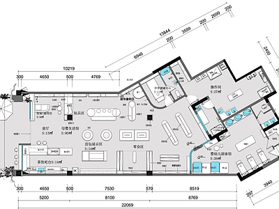 现代便利店 婴儿生活馆货柜 展示柜子店面 装修设计效果图库 母婴 施工图