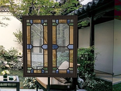 现代镂花窗 镂花窗