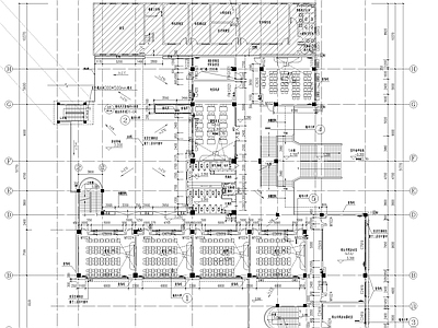 现代学校建筑 小学建筑单体 集约型小学 施工图