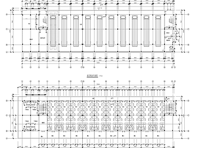 现代消防站 消防中队建筑 施工图