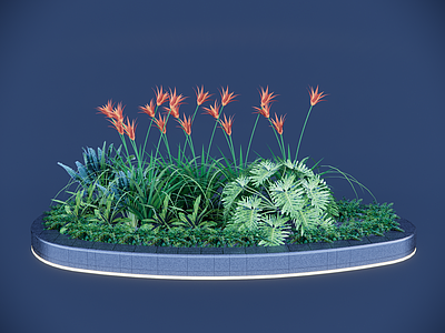 植物组合 树池植物组合 花镜 花溪