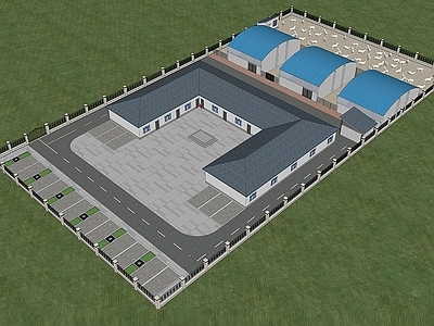 现代其他农业建筑 农舍 羊圈
