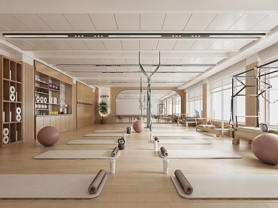 现代教室 舞蹈教室 瑜伽教室 瑜伽球 瑜伽器材 舞蹈器材