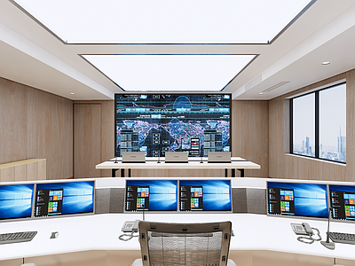 中式原木其他办公区域 应急指挥中心